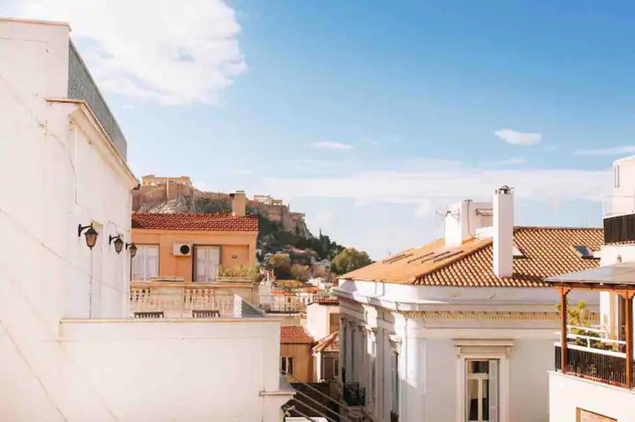 アテネA Masterpiece In Plaka With Big Balcony And Acropolis Viewアパートメント エクステリア 写真