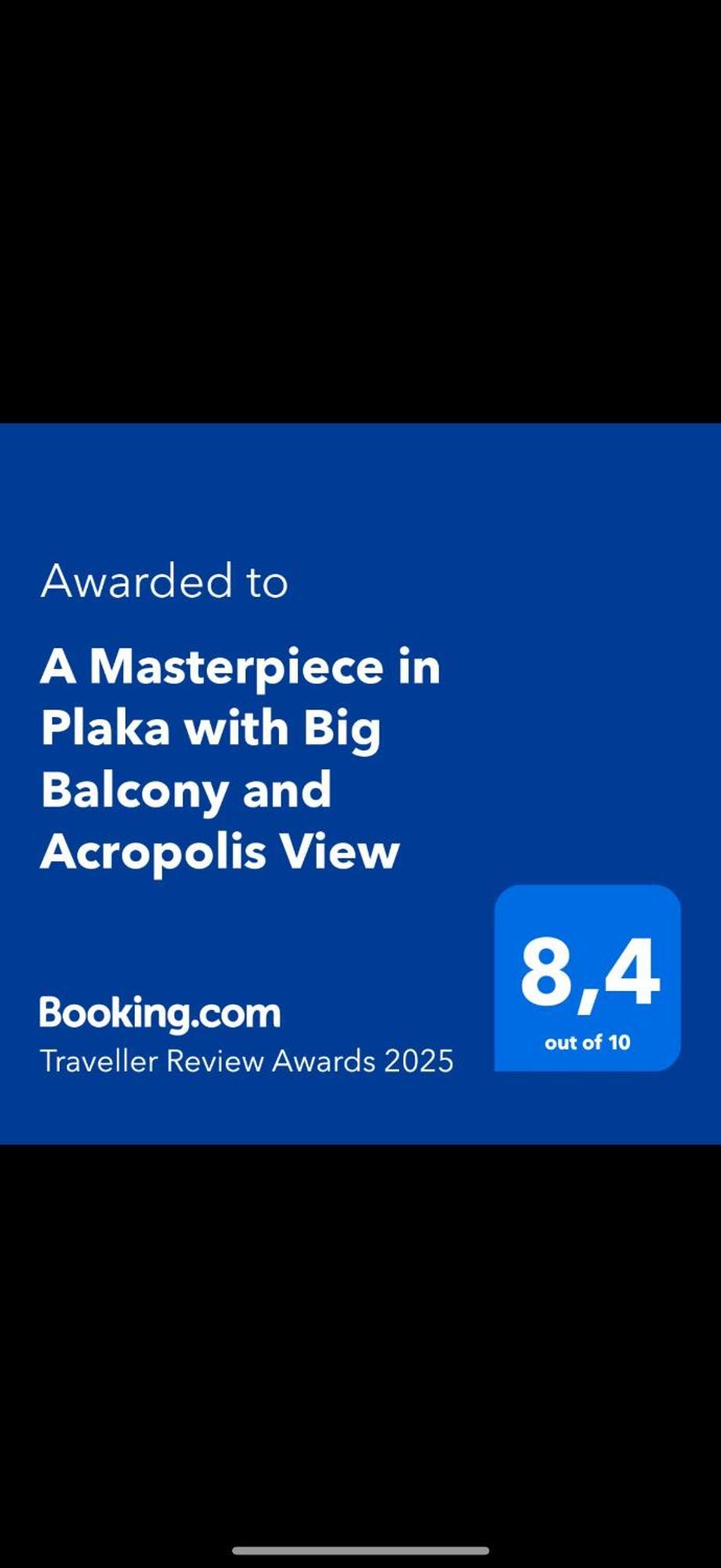 アテネA Masterpiece In Plaka With Big Balcony And Acropolis Viewアパートメント エクステリア 写真